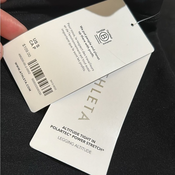 Athleta Altitude Tight in Polartec Power Stretch // Black - Picture 12 of 16